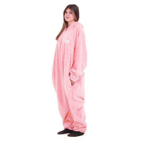 Snuggs Blanket Onesie Rose